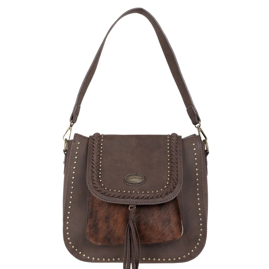 Trinity Ranch Hair-On Leather Collection Concealed Handgun Hobo