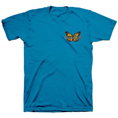 Cherished Girl Womens T-Shirt Butterfly Transformation